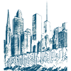 Drawing Skyline New York