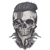 Hipster Skull
