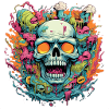 Crazy skull