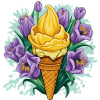 Crazy Crocus Ice Cream