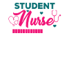 Funny student nurse wearing