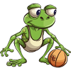 Grenouille de basket-ball