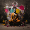 Un Buddha jaune