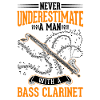 clarinettiste basse homme clarinettiste basse