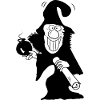 Wizard with bomb