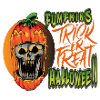 Kürbisse Halloween Süßes oder Saures