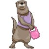 Otter Bodybuilder Hantel Bodybuilding
