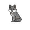 Drawing of a gray fox