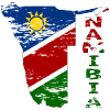 Namibia Map Flag used