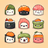 Cute Sushi Kawaii Art