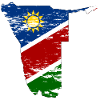 Namibia map used