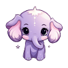 Baby Elephant Kawaii