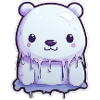 Süßer Eisbär Eis