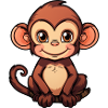 mignon petit singe