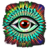 Psychedelic eye