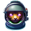 Chat Astronaute du Futur