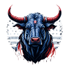 Cow bull's head