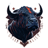 Cow bull's head