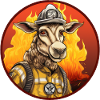Fire Brigade Cow