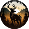Deer in the woods