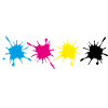 Splashes of paint