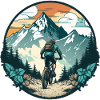 Bikers in the mountains