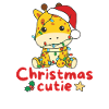 Giraffe Weihnachten Giraffen Christmas Cutie