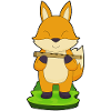 Fox Musicien Flûte Musique