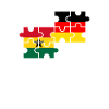 Ghana Germany Flag German Ghanaians