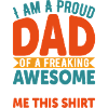 Proud Paternal Celebratory T-Shirt