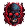 Flaming Skull Inferno