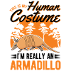 Armadillo Human Costume Gürteltier