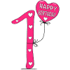 1 anniversaire Joyeux anniversaire
