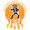 Halloween Design Creepy Skeleton Design