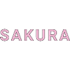 Sakura Pink Font on Black