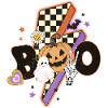 Halloween Boo Peace Pumpkin Ghost
