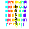 love is love,LGBT,Regenbogen,bunt,Punkte