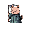 Cute Cat Grim Reaper