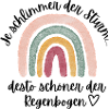 Schlimmer Sturm, schöner Regenbogen