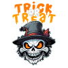 Halloween Design Creepy Skeleton Design