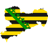 Sachsen Land wappenfarbig