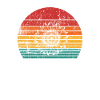 Sonnenblume Blüte Blume Retro Geschenk