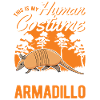 Armadillo Human Costume Gürteltier