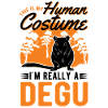 Degu Human Costume Walddegu Halloween