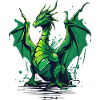 Dragon vert