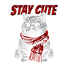 Echarpe de chat Restez mignon