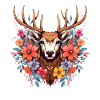 Replacement dirndl deer antlers deer