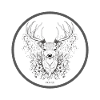 PrintZ Hirsch Dachs Fineline Art