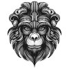 Monkey Portrait Animal