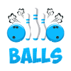 Bowling sjovt Gør denne skjorte mine bolde store